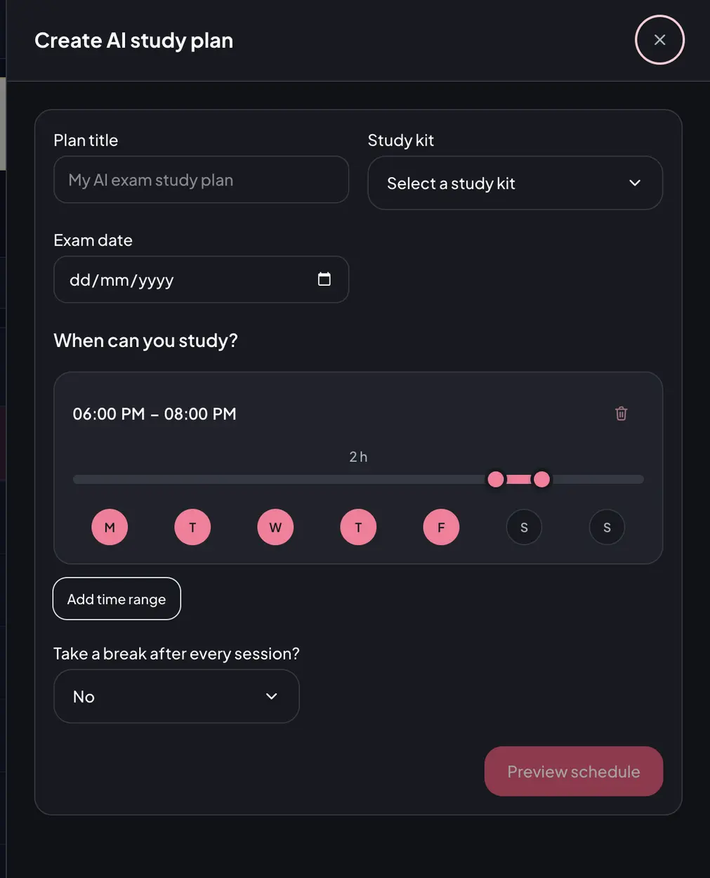 Create a Plan